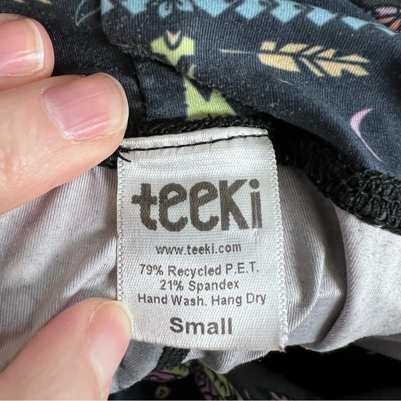 Teeki Wild and Free Desert Cactus Moon Horse Southwestern Boho Leggings - Picture 5 of 7